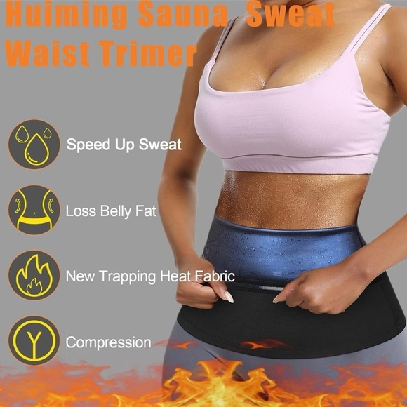 New with out tag Woman’s Huiming Sauna Sweat Waist Trimer - Picture 6 of 6